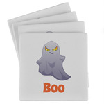 Halloween Night Absorbent Stone Coasters - Set of 4 (Personalized)