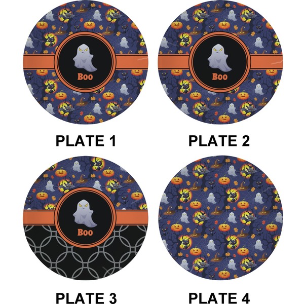 Halloween Night Set of Appetizer / Dessert Plates (Approval)