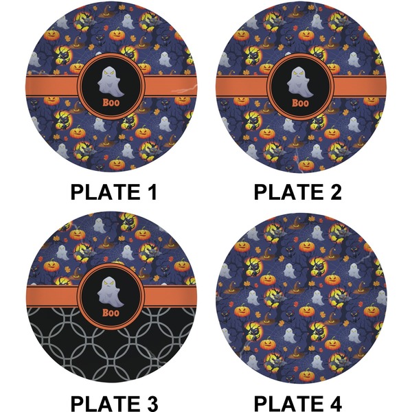 Halloween Night Set of Lunch / Dinner Plates (Approval)