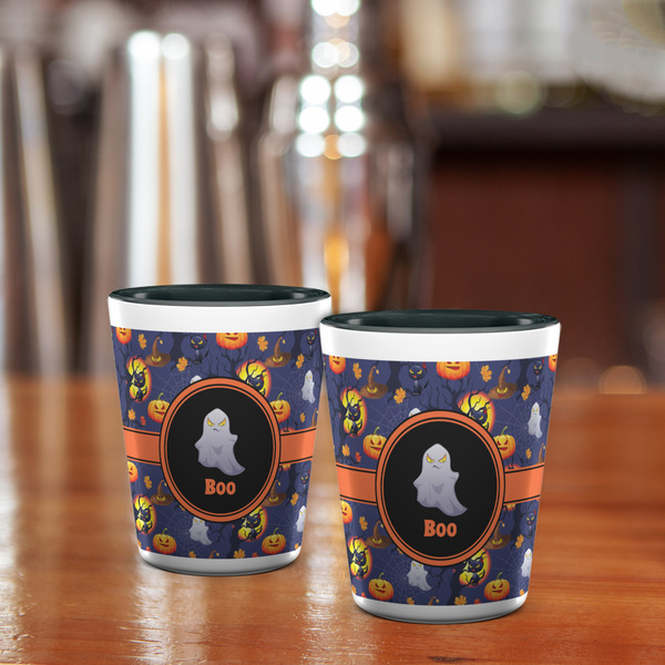 Halloween Night Shot Glass - Two Tone - LIFESTYLE