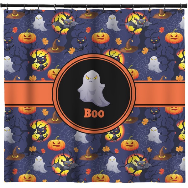 Custom Halloween Night Shower Curtain - Custom Size (Personalized)
