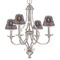 Halloween Night Small Chandelier Shade - LIFESTYLE (on chandelier)