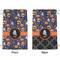 Halloween Night Small Laundry Bag - Front & Back View