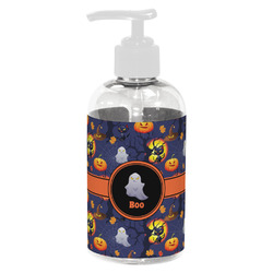 Halloween Night Plastic Soap / Lotion Dispenser (8 oz - Small - White) (Personalized)