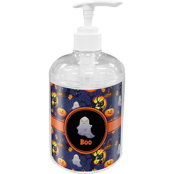 Custom Halloween Night Acrylic Soap & Lotion Bottle (Personalized)