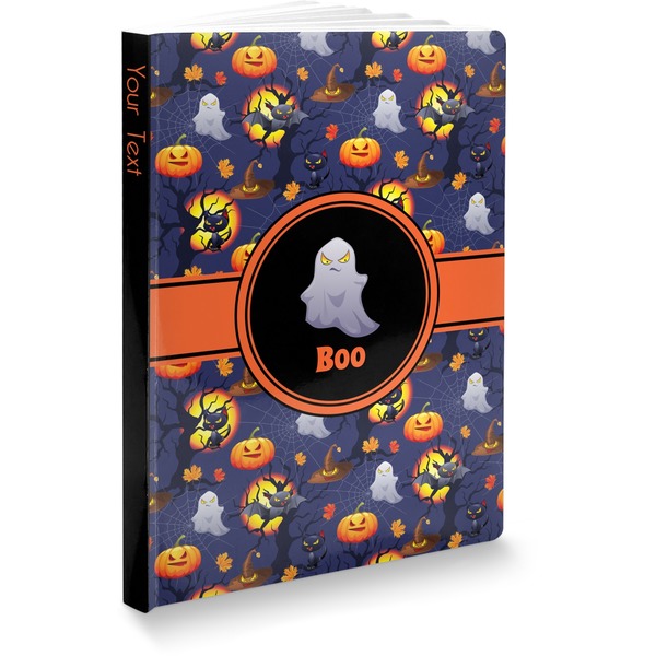 Custom Halloween Night Softbound Notebook - 5.75" x 8" (Personalized)