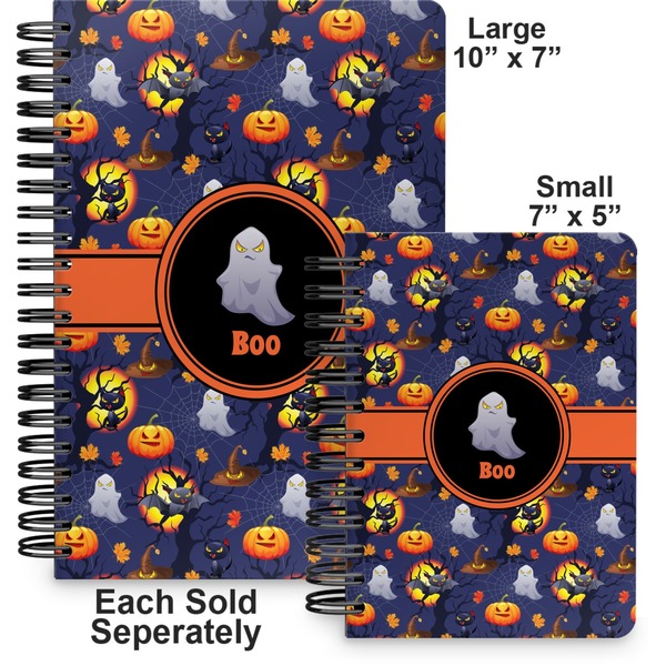 Halloween Night Spiral Journal - Comparison