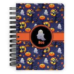 Halloween Night Spiral Notebook - 5x7 w/ Name or Text