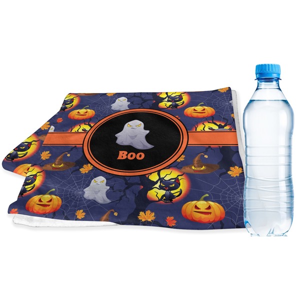 Custom Halloween Night Sports & Fitness Towel (Personalized)