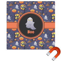 Halloween Night Square Car Magnet - 10" (Personalized)