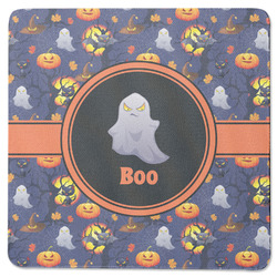 Halloween Night Square Rubber Backed Coaster (Personalized)