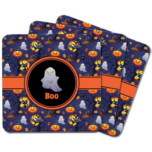 Halloween Night Square Fridge Magnet - MAIN