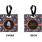 Halloween Night Square Luggage Tag (Front + Back)