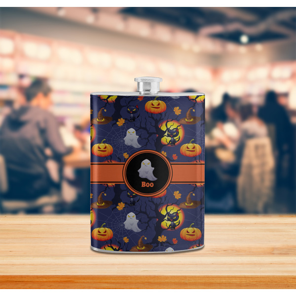 Halloween Night Stainless Steel Flask - LIFESTYLE 2