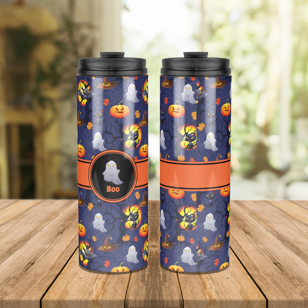 Halloween Night Stainless Steel Tumbler - Lifestyle