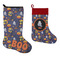 Halloween Night Stockings - Side by Side compare