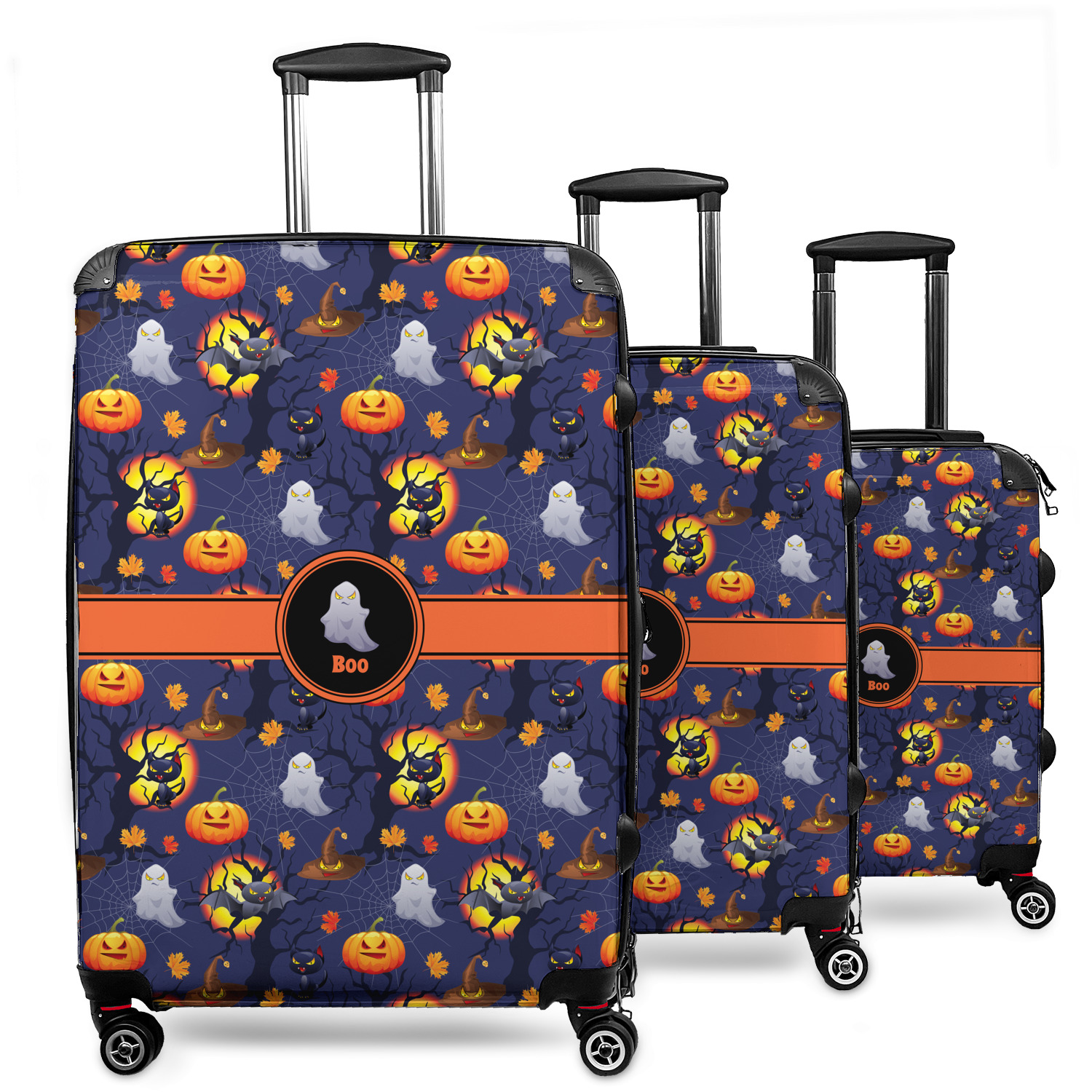 HALLOWEEN PARTY 2015 キャリーバッグ Custom Halloween Night 3 Piece Luggage Set - 20