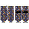 Halloween Night Toddler Ankle Socks - Double Pair - Front and Back - Apvl