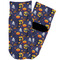 Halloween Night Toddler Ankle Socks - Single Pair - Front and Back