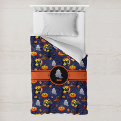Halloween Night Toddler Duvet Cover w/ Name or Text