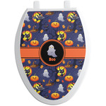 Halloween Night Toilet Seat Decal - Elongated (Personalized)