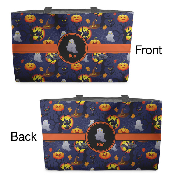 Halloween Night Tote w/Black Handles - Front & Back Views