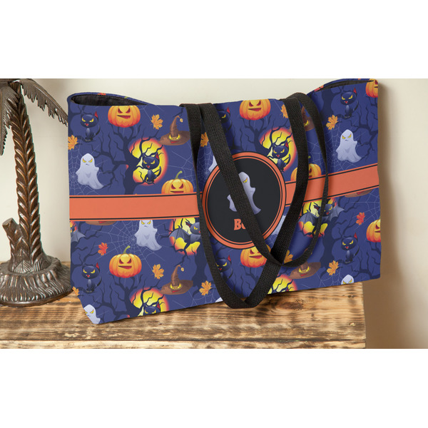 Halloween Night Tote w/Black Handles - Lifestyle View