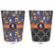 Halloween Night Trash Can White - Front and Back - Apvl