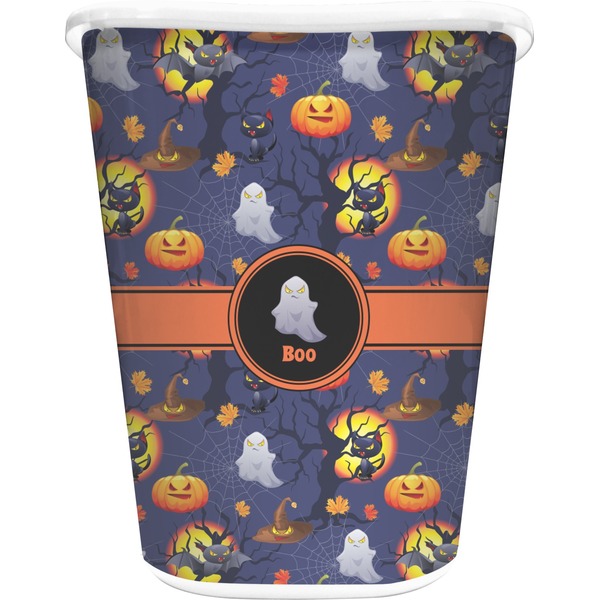 Custom Halloween Night Waste Basket (Personalized)