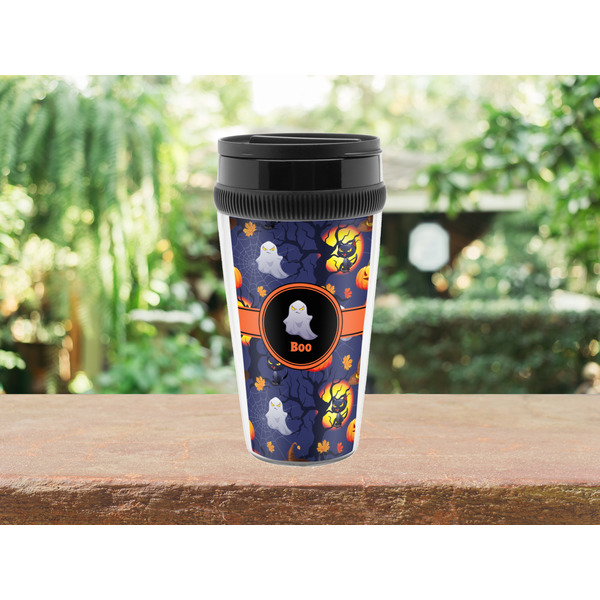 Halloween Night Travel Mug Lifestyle (Personalized)