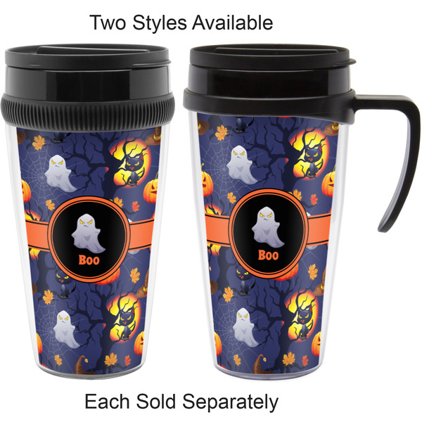 Halloween Night Travel Mugs - with & without Handle