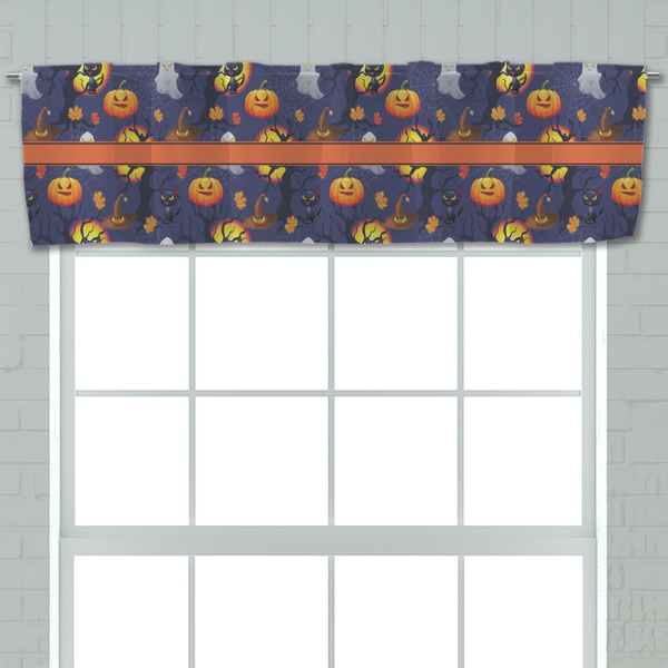 Halloween Night Valance - Closeup on window