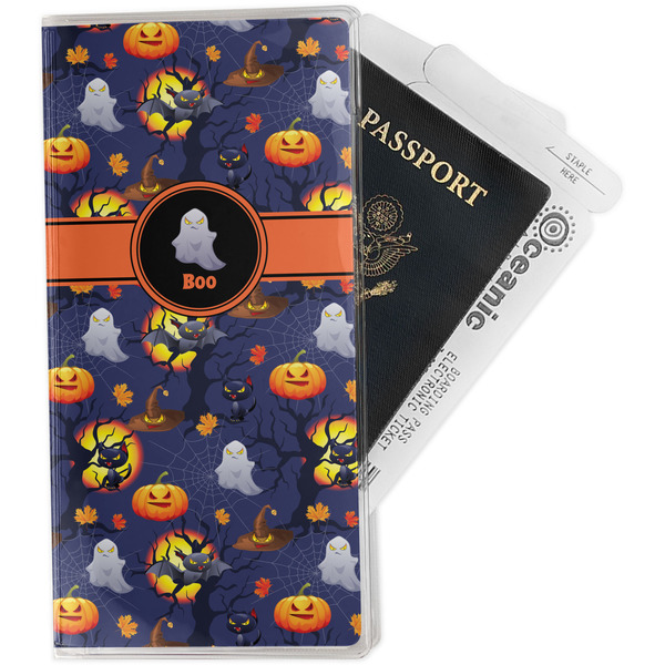 Custom Halloween Night Travel Document Holder