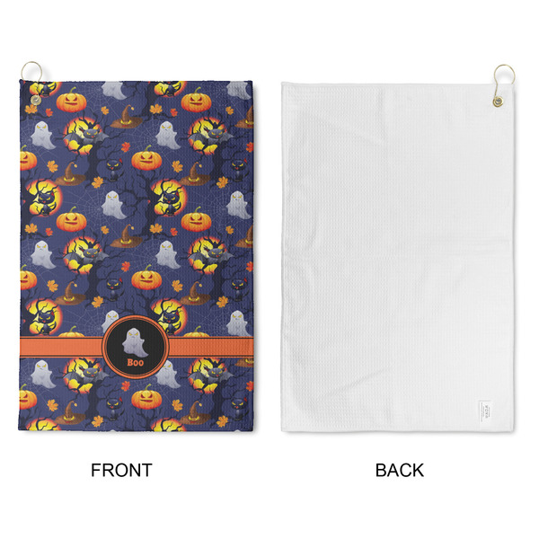 Halloween Night Waffle Weave Golf Towel - Approval