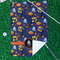 Halloween Night Waffle Weave Golf Towel - In Context