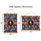 Halloween Night Wall Hanging Tapestries - Parent/Sizing