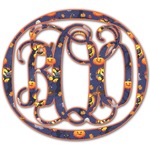 Halloween Night Monogram Decal - Medium (Personalized)