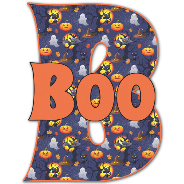 Custom Halloween Night Name & Initial Decal - Up to 9"x9" (Personalized)