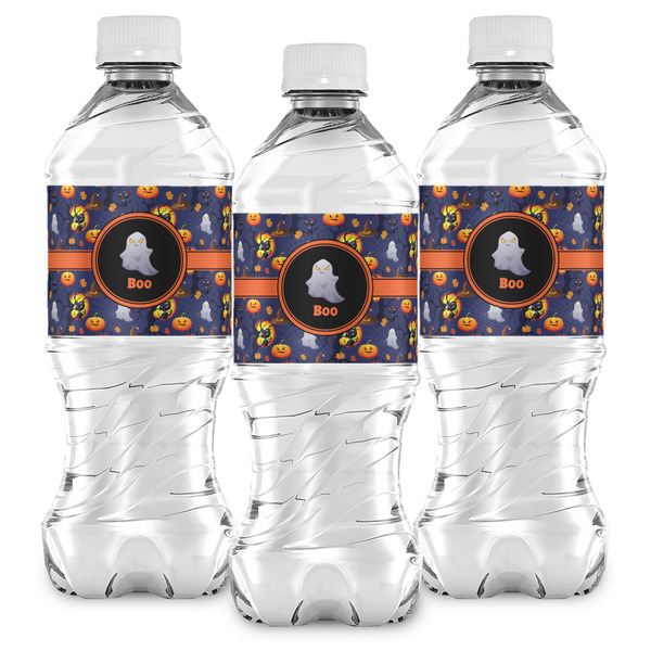 Halloween Night Water Bottle Labels - Front View