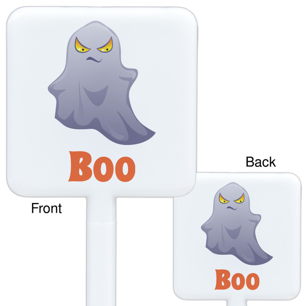 Halloween Night White Plastic Stir Stick - Double Sided - Approval