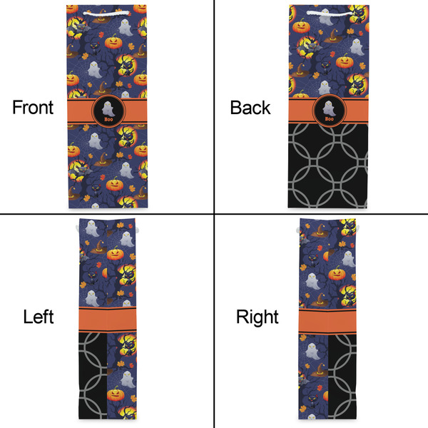 Halloween Night Wine Gift Bag - Matte - Approval