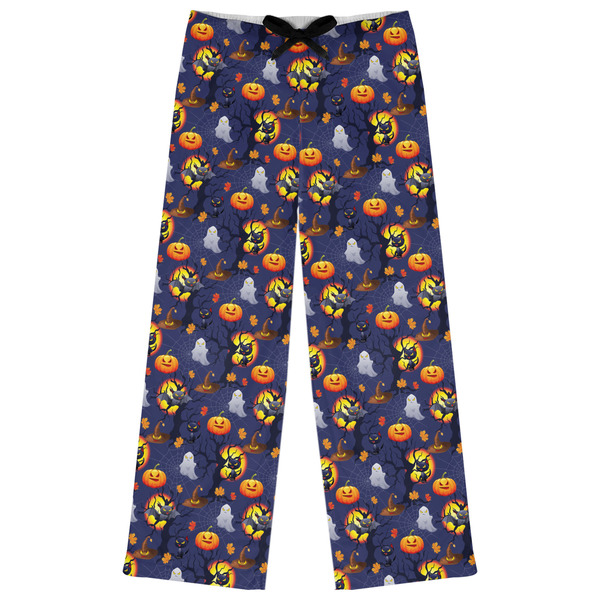 Custom Halloween Night Womens Pajama Pants - XL