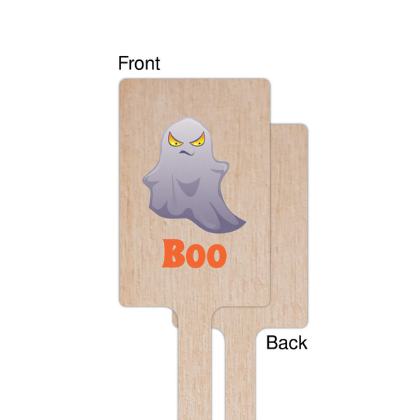 Halloween Night Wooden 6.25" Stir Stick - Rectangular - Single - Front & Back