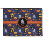 Halloween Night Zipper Pouch - Large - 12.5"x8.5" (Personalized)