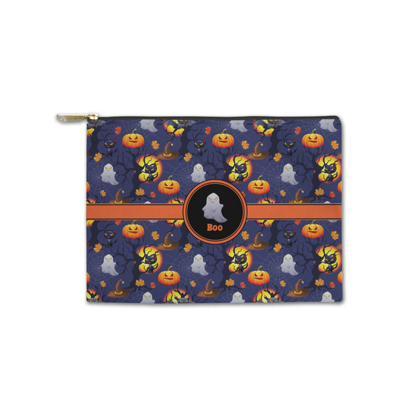 Custom Halloween Night Zipper Pouch - Small - 8.5"x6" (Personalized)
