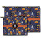 Halloween Night Zippered Pouches - Size Comparison