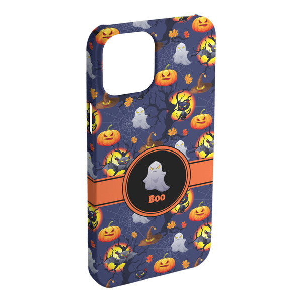 Custom Halloween Night iPhone Case - Plastic - iPhone 15 Plus (Personalized)