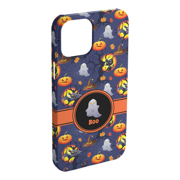 Custom Halloween Night iPhone Case - Plastic - iPhone 15 Pro Max (Personalized)
