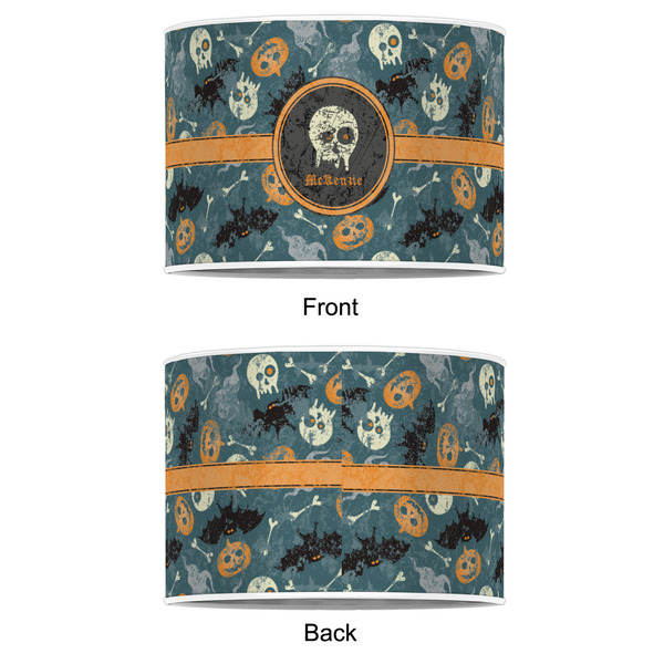 Vintage / Grunge Halloween 12" Drum Lampshade - APPROVAL (Poly Film)