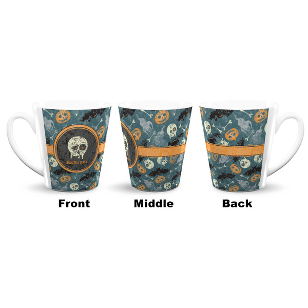 Vintage / Grunge Halloween 12 Oz Latte Mug - Approval